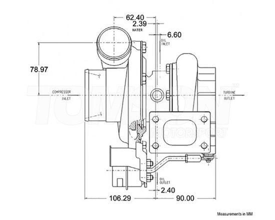 Turbosprężarka Garrett 836026-5020S GT2871R T25 A/R 0.86 WG