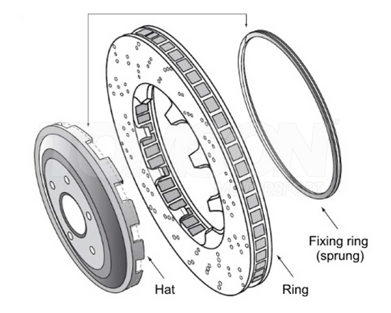 Pływająca tarcza hamulcowa Performance Friction 326.053.63 Direct Drive V3 Subaru Impreza WRX STi 2001-2015, WRX STi 2015-, Forester XT 2004-2008 326 mm (przednia lewa)